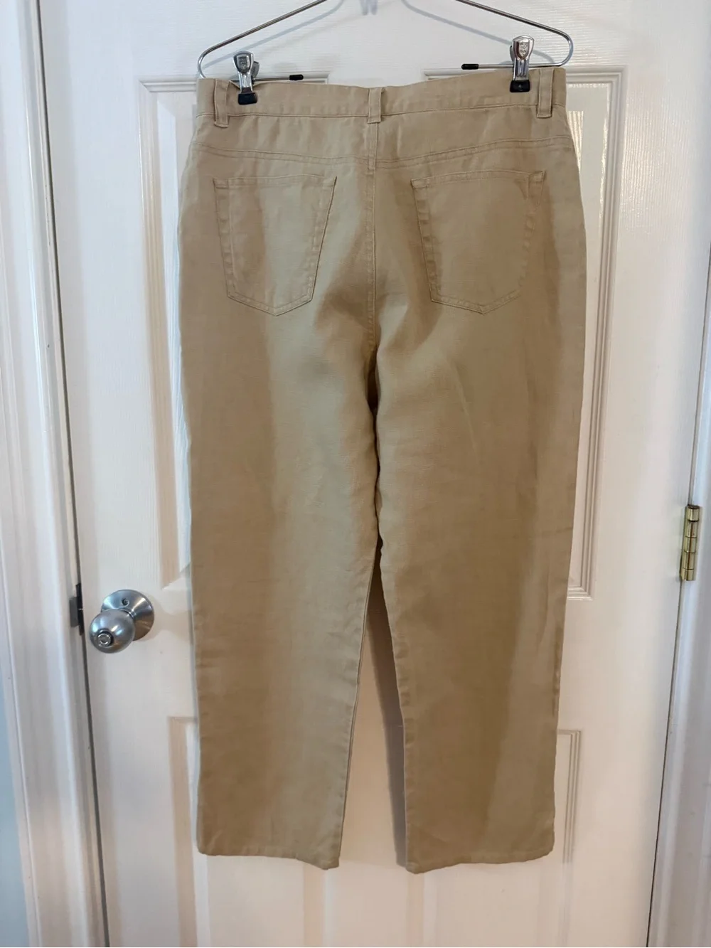 Lauren Ralph Lauren 100% Linen 90’s Vintage Tan Pants Size 10